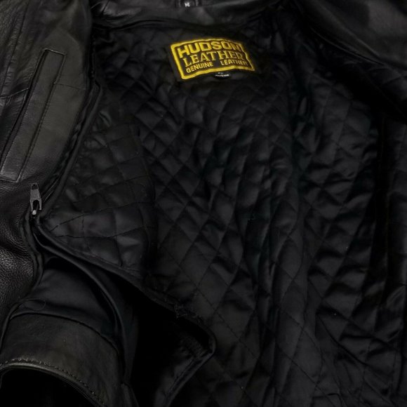 Hudson Leather Corset Motorcycle Jacket Medium - Picture 12 of 12